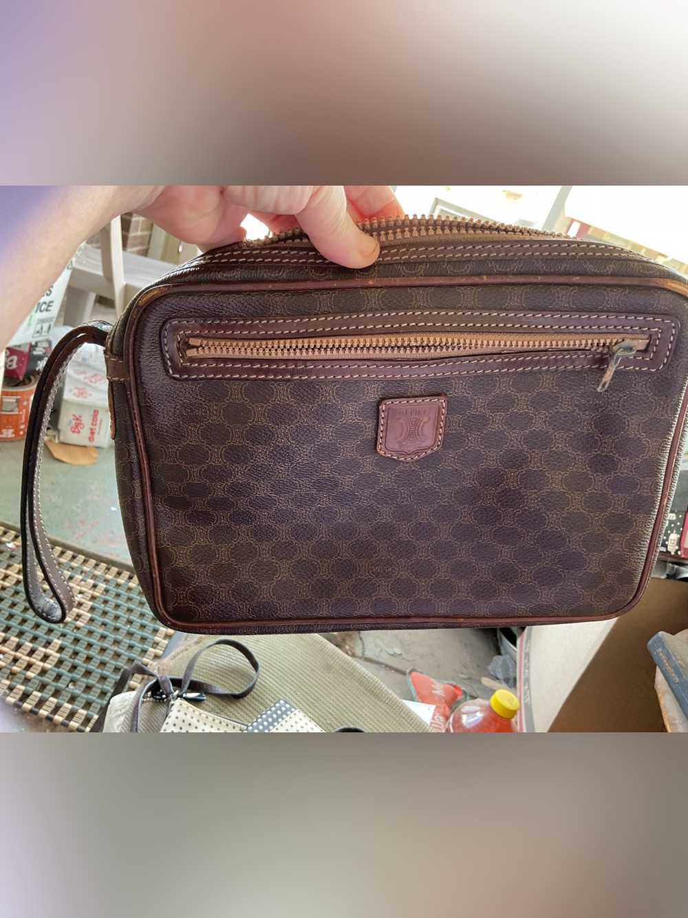 CELINE MACADAME POUCH WRISLET